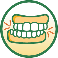Teeth Grinding Illustration of teeth grinding